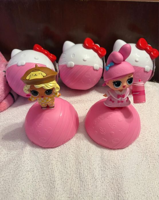 Sanrio x L.O.L bonecas de coleçao my melody e pompomrin