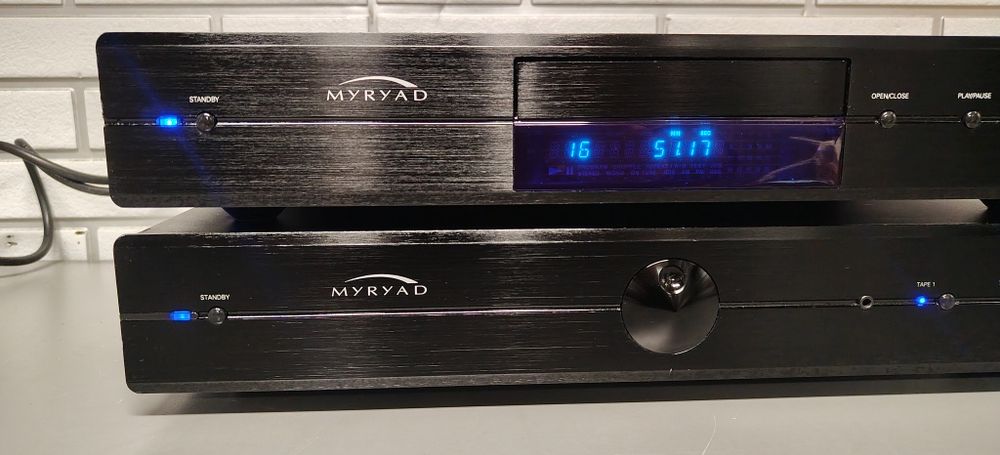 Audiofilski wzmacniacz i CD MYRYAD z142, z114.