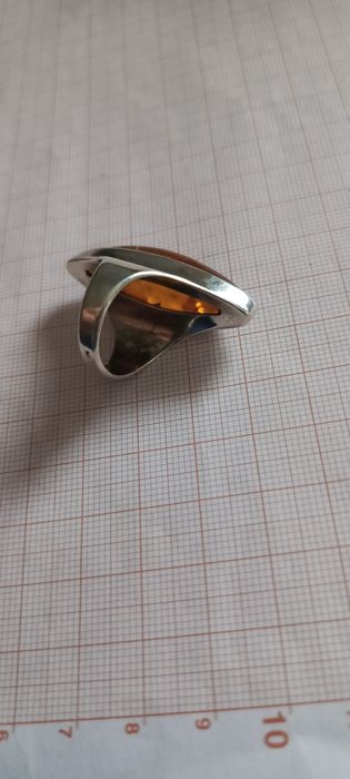 Pierścionek Bursztyn Vintage