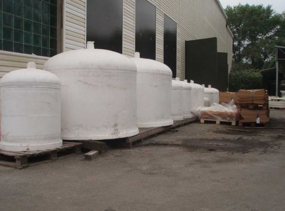 Zbiorniki PTFE teflonowe. Reaktory z fluoroplastu. Mieszalniki PTFE.