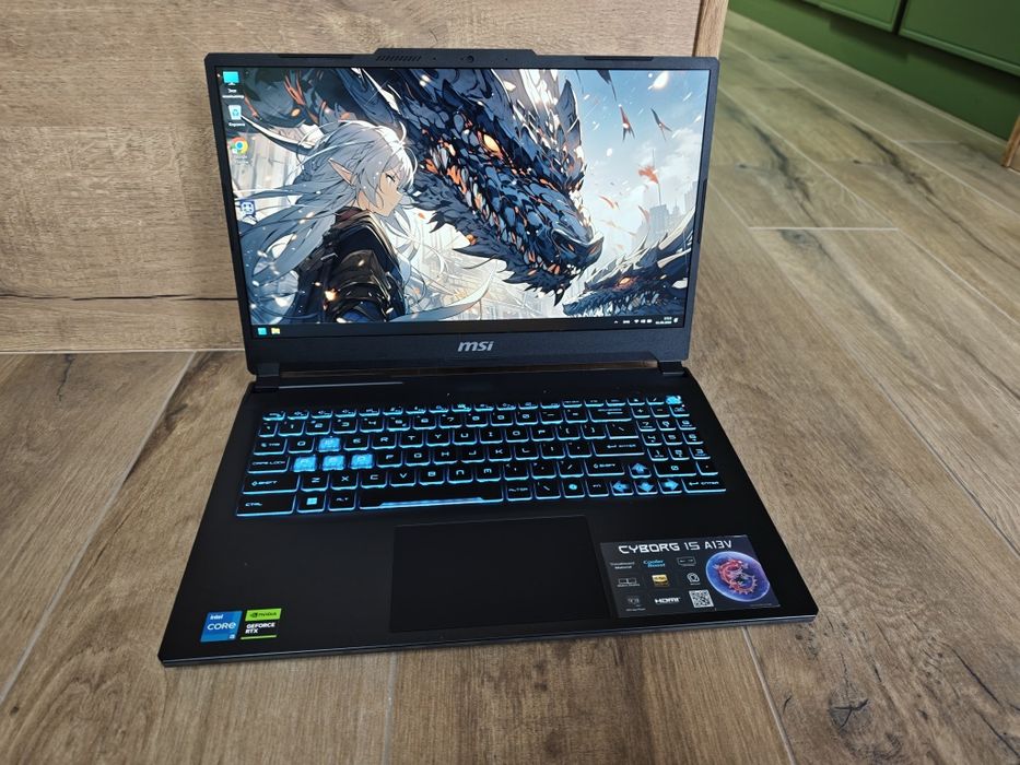 RTX4060 i5-13420H MSi Cyborg DDR5 16gb NVMe 512gb ігровий ноутбук 144гц