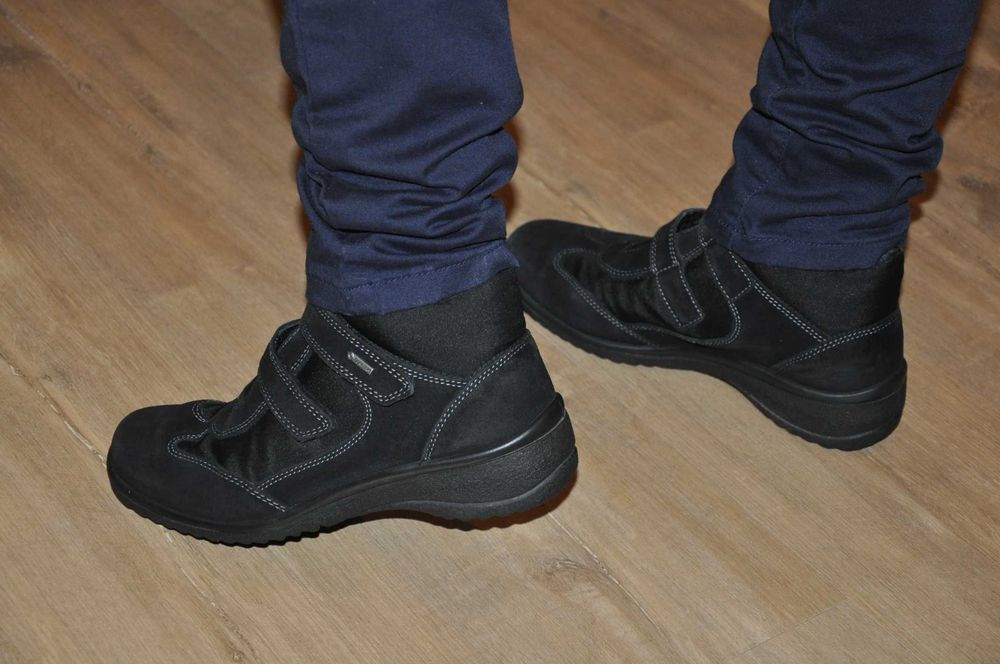 ARA 38 (5) kozaki Gore-Tex, ciepłe botki, trzewiki,Super Stan, J. Ecco