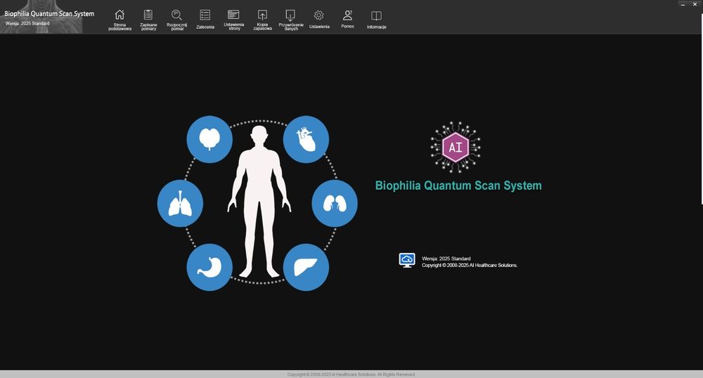 BIOPHILIA Quantum Scan System AI | kwantowy Analizator Zdrowia | NOWOŚĆ 2026