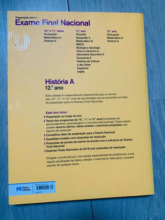 12th Grade History Exam Preparation, Porto Editora64740761438082121