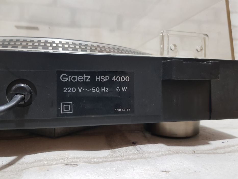 Віниловий програвач GRAETZ HSP-4000, (33/45 об/хв) б/в з Німеччини