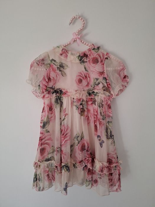 Piękna sukienka letnia wesele rozm.116 jak nowa