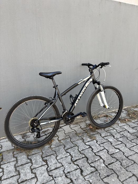 Bicicleta B'TWIN Rockrider 340 (MTB) + Bolsa de Quadro Aptonia