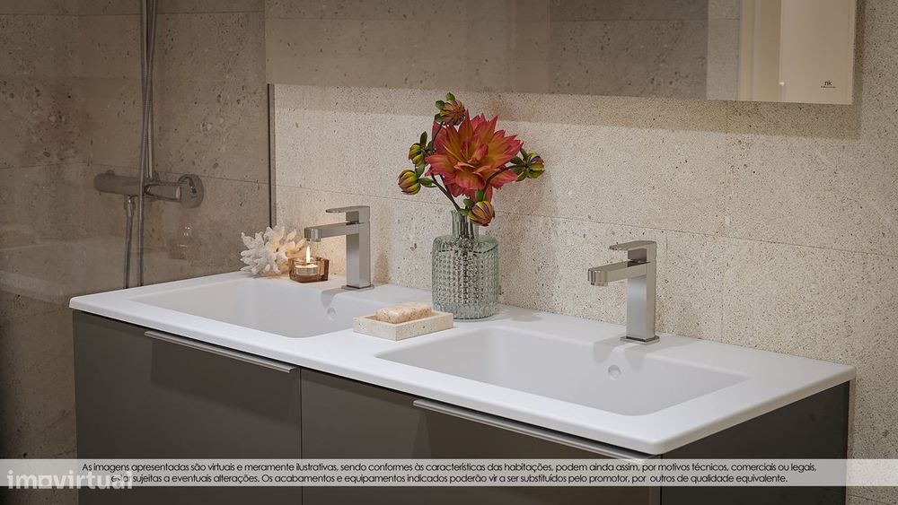 Apartamento T2 c/ Terraço (43.25m2)| Empreendimento Geminus (Arcozelo)