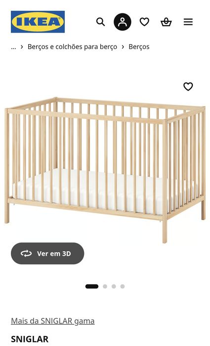 Berço + colchão - novos! Nunca usados