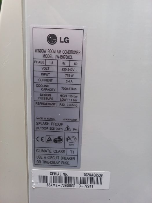 Оконный кондиционер LG
