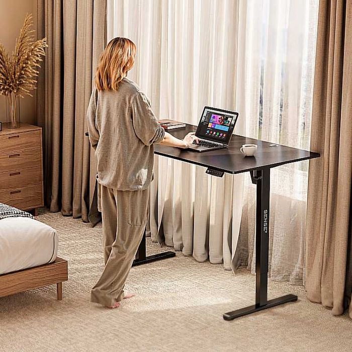 Nowe Biurko Elektryczne Regulowane 120x60cm Regulacja Wysokości HIT