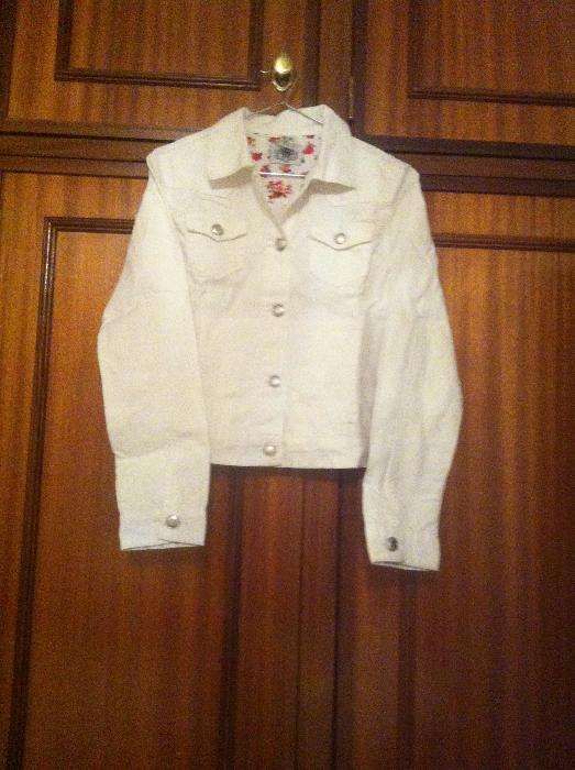 Blusão "Zara" Branco 13/14 Anos