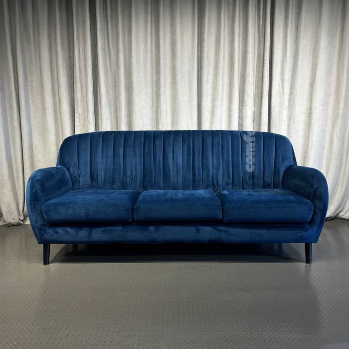 М'який синій велюровий диван/диван в салон/офіс/вітальню/меблі з Європи