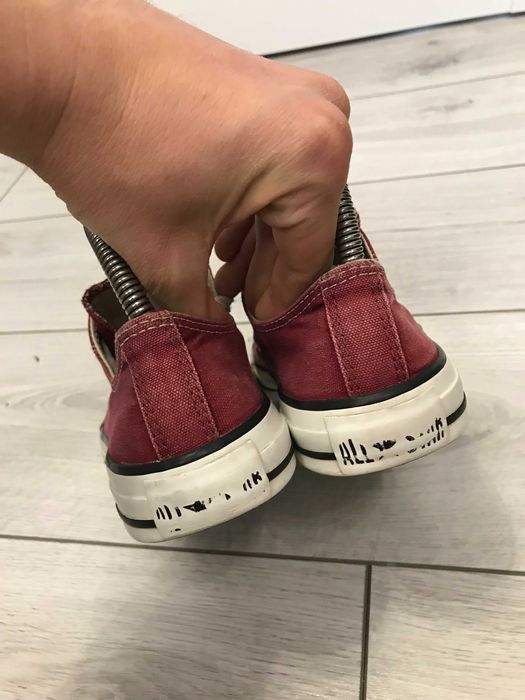Buty Converse All Star bordowe niskie rozm. 37,5