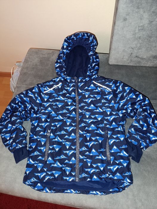 Kurtka zimowa narciarska chłopięca z odblaskami CrivitPro.