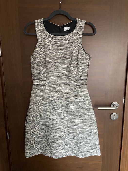 Vestido curto de algodão e viscose nº 36