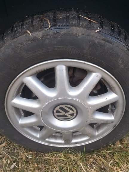 Felgi aluminiowe z oponami oryginał VW z Sharana 5x112 stn bdb