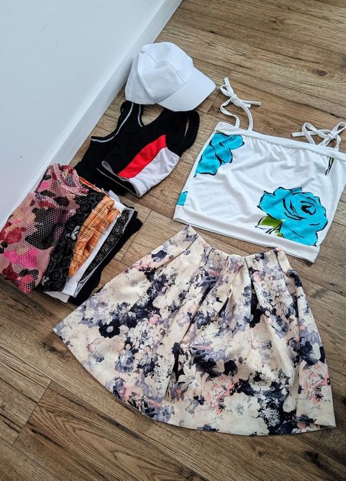 Mega paka ubrania damskie S 36 lato letnie