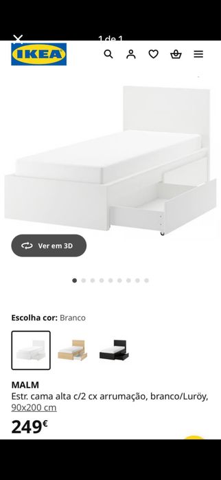Camas brancas ikea