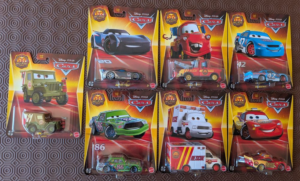 FIGURAS MATTEL CARS – várias coleções para venda