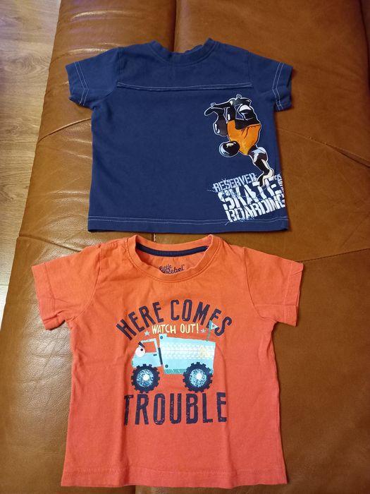 2 sztuki tshirtów dla chłopca 98cm