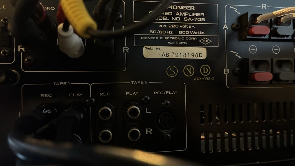 Amplificador Pioneer SA-708