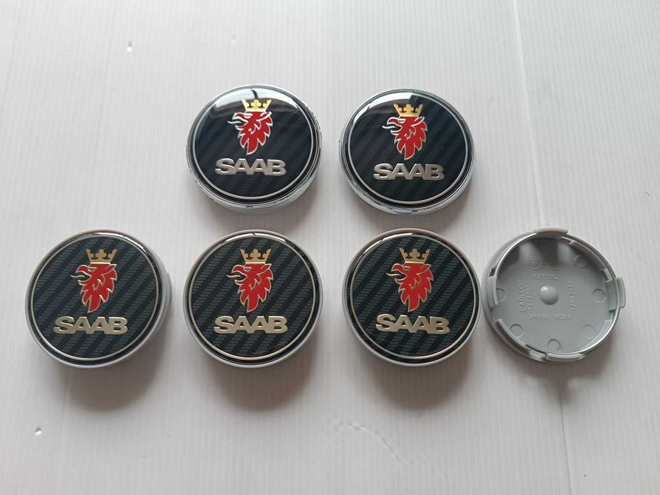 Saab - Emblemas, símbolos e centros de jantes