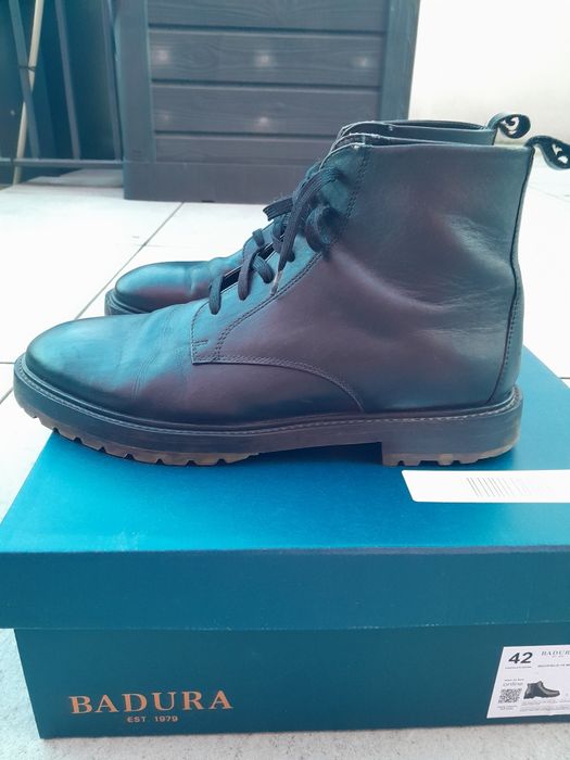 Skórzane botki męskie Walk London