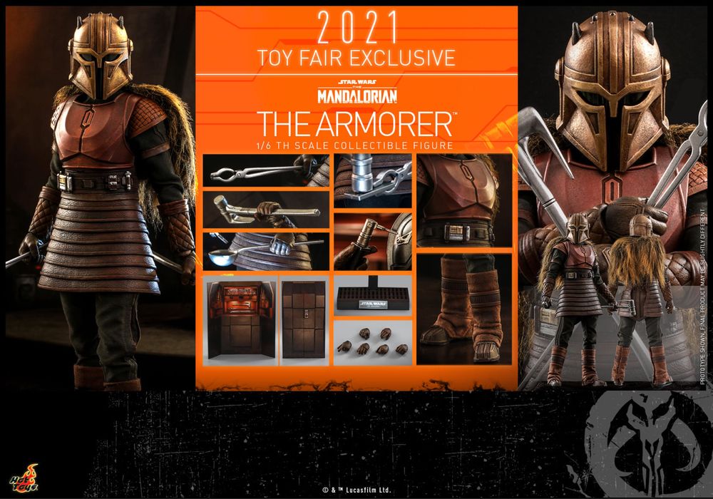 Фигурка 1/6 hot toys tms 44 THE MANDALORIAN – THE ARMORER star wars