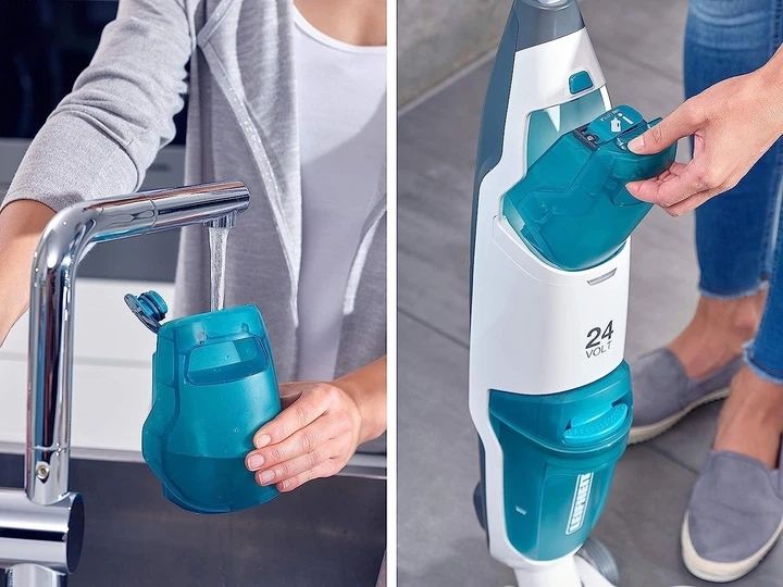Акумуляторний миючий пилосос leifheit regulus aqua powervac 2в1