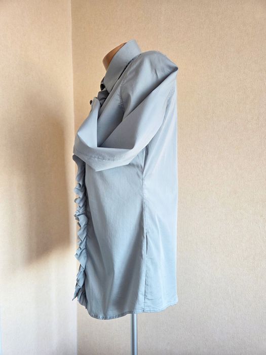 Блуза petruccioli блузка сорочка рубашка рубаха з рюшами сатинова баво