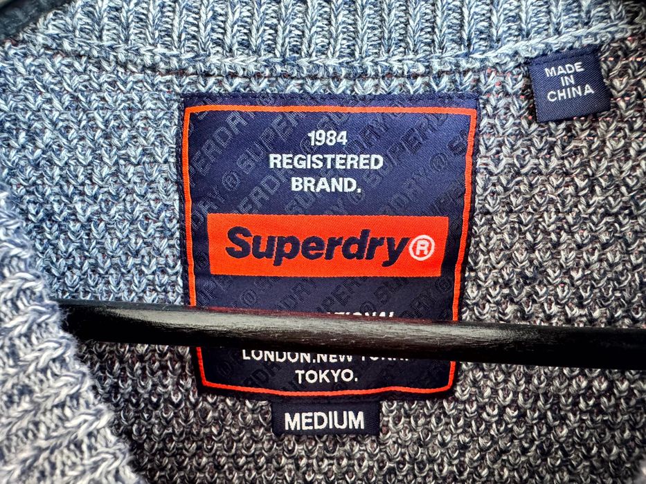 SUPERDRY оригінал чоловічий светр джемпер кофта розмір M
