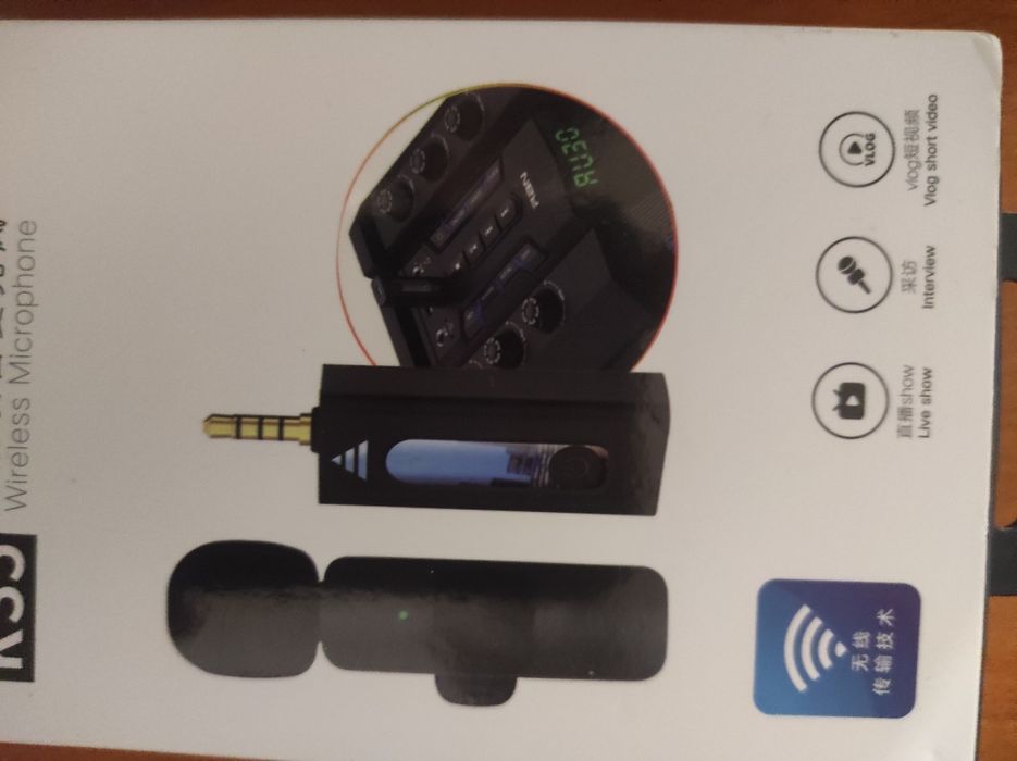 Microfones duplos novos