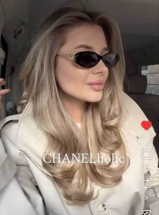 Сонцезахисні окуляри Chanel oval оригинал очки шанель — zdjęcie 3