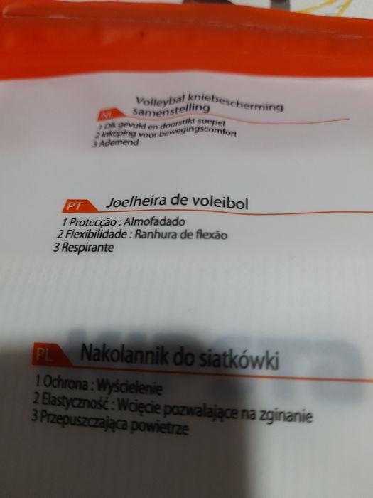Joelheira de voleibol  XL