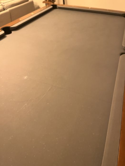 Mesa de snooker em muito estado