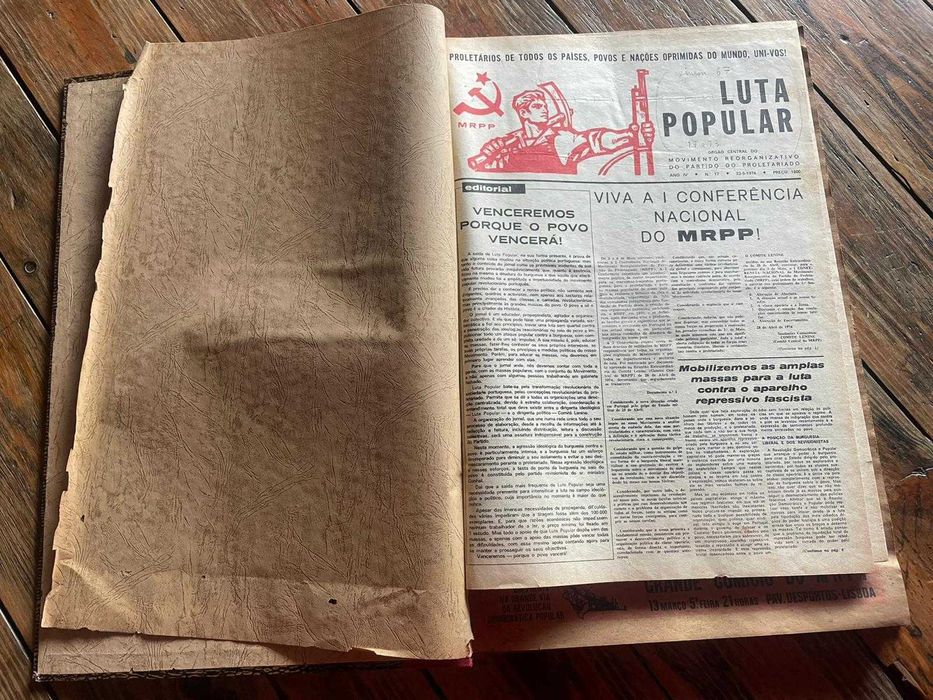 Livro Jornais Luta Popular MRPP N17 a 73 197