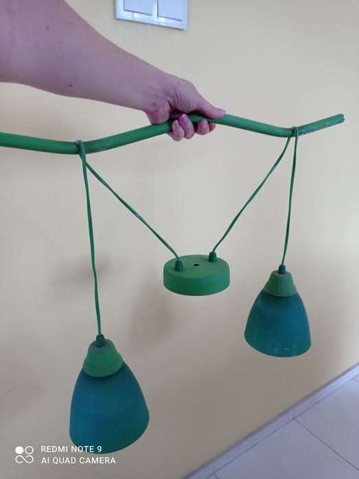 Lampa wisząca zielona