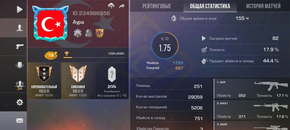 Продам Аккаунт Standoff 2