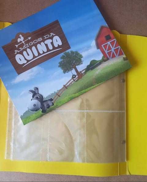 Caderneta LIDL "Amigos da Quinta" (VAZIA) ATENÇÃO: A caderneta tem 2 páginas pintadas