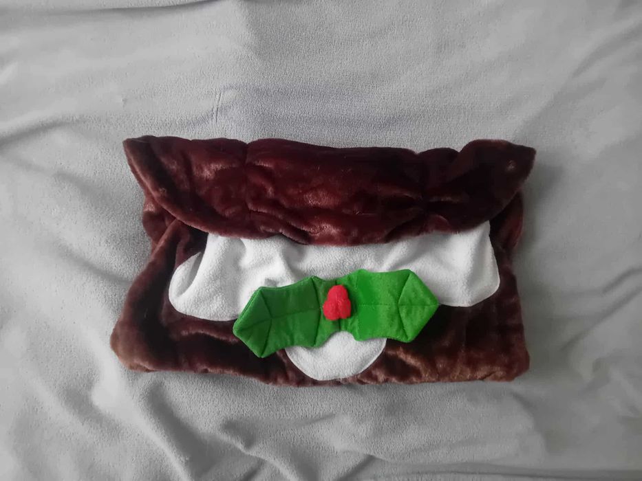 Świąteczne ubranko dla psa dużego L/XL aksamit