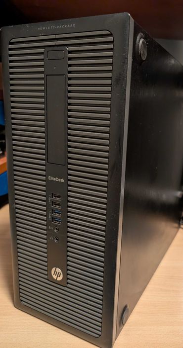 Komputer HP elitedesk 800 g1 i7-4770 8gb ram SSD 120GB