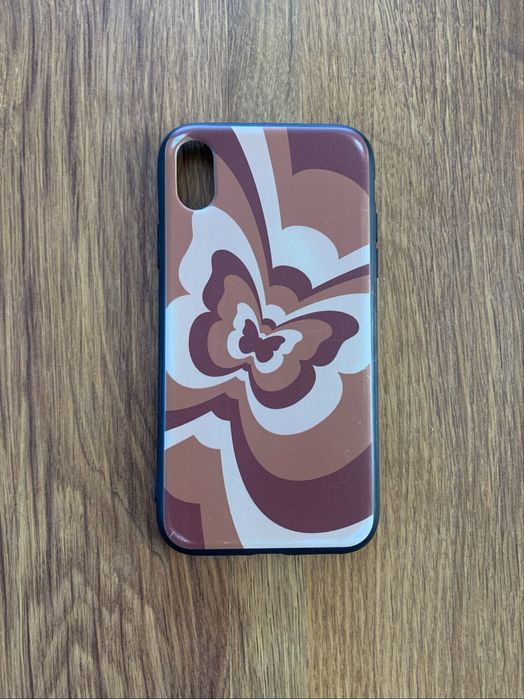 Brązowy case na telefon Iphone XR