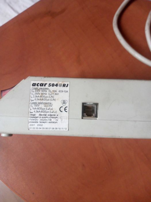 acar 504  listowa zasilająca