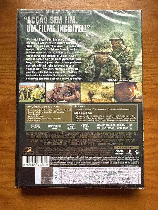 Dvd Codigos de Guerra