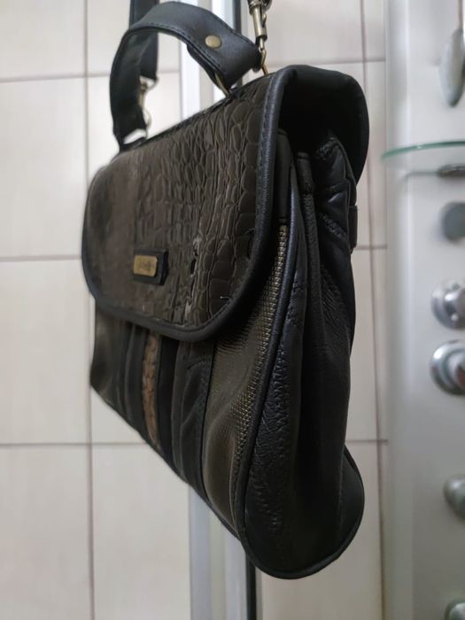 torba torebka Juliette classic elegancka rozsuwana suwak zasuwana brąz