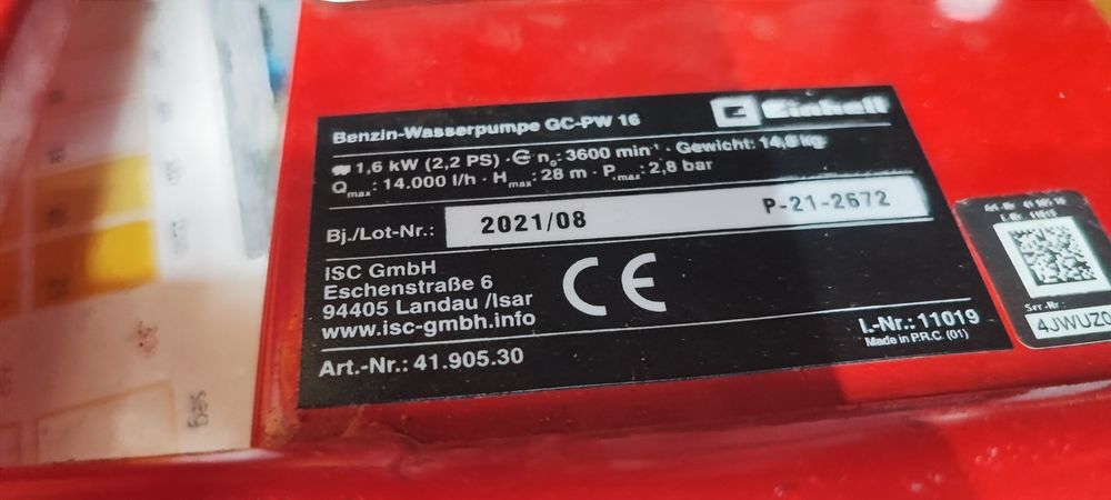 Vendo motor de rega 1.5 polegadas