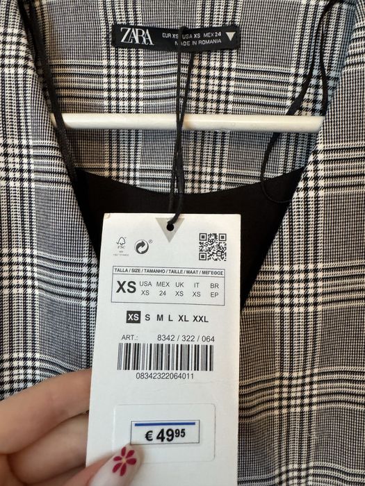 Sukienka zara elegancka zara do pracy xs