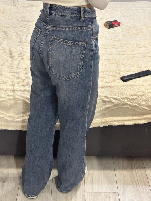 Джинси wide leg h&m, жіночі джинси