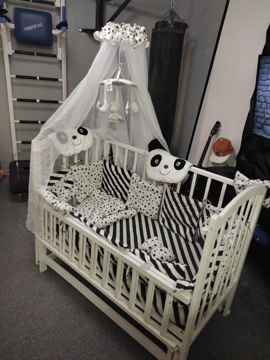 Ліжечко дитяче, ліжко дитяче з механізмом качання